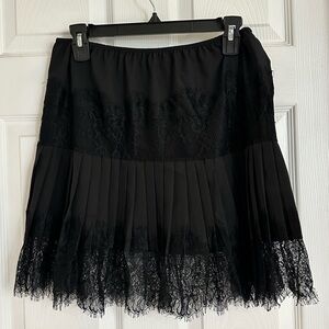 Elegant Black Lace Skirt